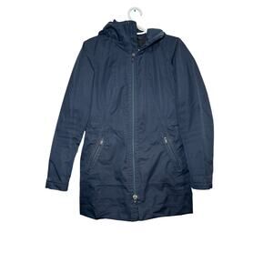 The North Face navy dryvent long line winter coat womens small outdoors warm